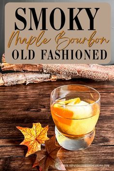 Discover the perfect fall-themed libation with our Smoky Maple Bourbon Old Fashioned recipe. This smoky twist on a classic will elevate your fall cocktail game. Explore the flavors of the season now! 🍁🥃 #FallCocktails #OldFashionedRecipe #MapleBourbon #Smoked" Old Fashion Recipe, Bourbon Maple Syrup, Bourbon Old Fashioned, Old Fashioned Recipe, Orange Syrup, Maple Bourbon, Fall Cocktail