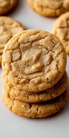 several cookies stacked on top of each other