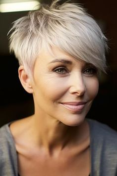 Jamie Yuccas Short Hair, Pixie Bob Fine Hair, Long Bang Pixie Cut, Longer Pixie Haircut Fine Hair, Pixie Cut Fine Hair, Short Haircuts For Fine Flat Hair, Short Pixie Haircuts With Bangs, Pixie Cut For Fine Hair, Long Pixie Cut With Bangs