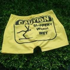 Womens "Caution Slippery When Wet" Themed Biker Shorts Are Fun To Wear! Material Is Stretchy And Durable. Many Sizes To Choose From. Item Ships From A Pet Free, Smoke Free Environment. Item Is Brand New In Original Packaging. Womens Biker Shorts, Cheer Shorts, Pink Bike, Same Energy, Black Biker Shorts, Adidas Design, Slippery When Wet, Sport Tights, Purple Shorts