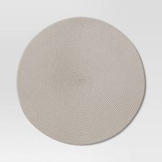 Polyround Charger Placemat Light Gray - Threshold™ Table Accessories, First Home, Console Table, Same Day Delivery, Light Gray, Placemats, Light Grey, Table Top, Gray Color