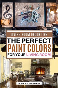 living room decor tips: the perfect paint colors for your living room Neutral Living Room Paint Color, Neutral Living Room Paint, Popular Neutral Paint Colors, Modern Living Room Colors, Living Room Decor Tips, Relaxing Living Room, Popular Living Room, Light Colored Furniture, Black Paint Color