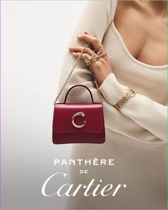 Precious and wild, Panthère de Cartier bags allow the emblematic feline to express itself. Cartier Handbags, Gym Bag Essentials, How To Look Expensive, Ootd Instagram, Cartier Panthere, Purse Brands, Beachwear Fashion, Eyewear Brand, Fendi Bags