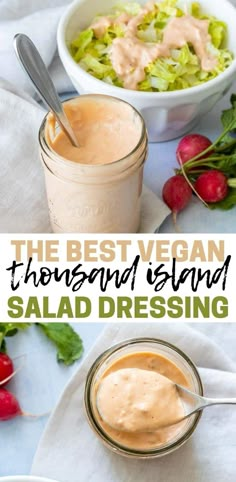 the best vegan thousand island salad dressing