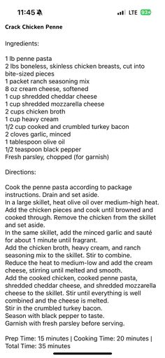 the recipe for chicken parmesan is shown in black and white, with green trimming