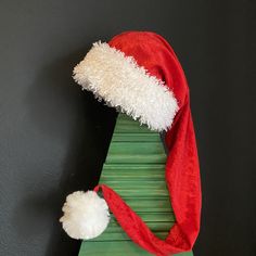 These Santa style hats are FUN and FESTIVE!! Show your unique style while staying warm wearing this handmade crushed velvet hat with super soft furry fleece trim. One size fits most adults. Approx. 36 inches long. Christmas Eve Games, La Rams, Velvet Scrunchie, Velvet Hat, Chemo Hat, Crushed Velvet, Scrunchie Hairstyles, White Ring, Santa Hat