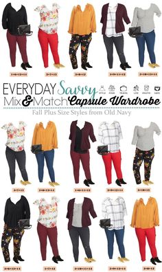 plus size outfit ideas for fall Old Navy Plus Size Outfits, Plus Size Capsule, Plus Size Herbst, Plus Size Outfit Ideas, Plus Size Capsule Wardrobe, Old Navy Plus Size, Plus Zise, Plus Size Tips, Tokyo Street Fashion