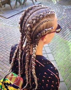 New Braided Hairstyles, Hairstyles Braided, Cool Braid Hairstyles, Hair 2018, Cool Braids, Festival Hair, Cornrow Hairstyles, Braid Hairstyles