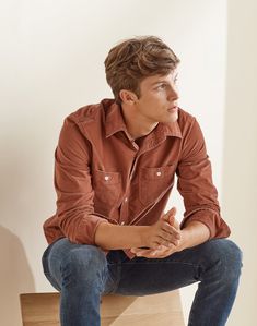 Ben Jordan, Ginger Boy, Shirt Pant, Outfits Hombre, Men's Button Down Shirt, Photography Poses For Men, Men Fashion Casual Outfits, Gentleman Style