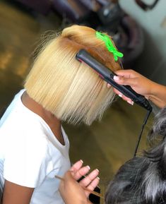 Blonde Tape Ins Black Women, Black And Blonde Bob Black Women, 613 Blonde Bob Black Women, 10 Inch Blonde Bob Wig For Black Women, Blonde Bob Wig Install, Natural Baddie, Blonde Styles, Natural Hair Bob Cut, Natural Hair Bob