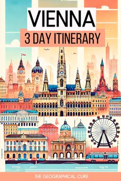 Pinterest pin graphic for 3 days in Vienna itinerary