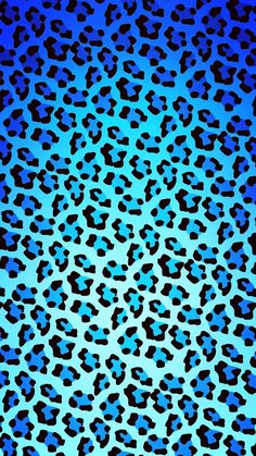 a blue and black animal print background