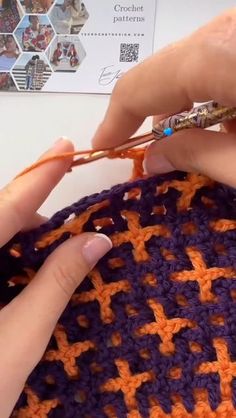 Markers Art, Crochet Tutorial Pattern, Crochet Stitches Free, Easy Crochet Stitches, Crochet Stitches Video, Crochet Instructions, Crochet Stitches Patterns, Crochet Videos