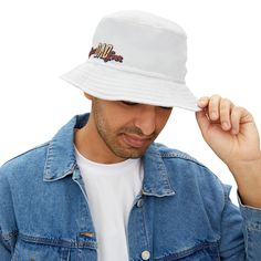 Not only is your dad cool, but so is this bucket hat! Celebrate the man in your life with this funny cool dads club Embroidered Bucket Hat. This gift will not only cool him down on the golf course or fishing, but will make him believe he is cool too. Combine practicality, comfort, and fashion in one. .: Material: 100% polyester .: Available in 2 sizes .: Two stitching color options to pick from .: Sewn-in label .: Made in USA 🌟 The attention to detail in the craftsmanship of our bucket hat reflects our commitment to quality. Each piece is carefully inspected to ensure top-notch finishing and fit, so the DAD in your life feels confident and comfortable. 🛍️ Don't forget to check out my shop for more trendy, and meaningful pieces.  Thank you for considering the bucket hat for your next fath Bob Chapeau, Custom Bucket Hats, White Bucket Hat, Unc Chapel Hill, F22 Raptor, Australia Day, Alma Mater, Modern Wardrobe, Bucket Hats