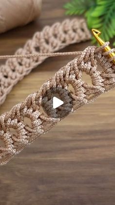 a crochet pattern with a video demonstrating how to use it