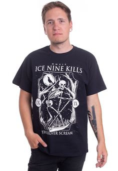 Ice Nine Kills - Skull Card - T-Shirt Ice Nine Kills, Ice Nine, Band Merch, Order Now, Fast Delivery, T Shirt