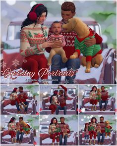 "Holiday Portraits" Pose Pack | Patreon