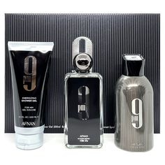 Afnan 9 PM 3 Pcs Gift Set by Afnan for Men, Set includes:- 3.4 oz Eau De Parfum, 8.45 oz Deodorant Spray, 6.7 oz Shower Gel Dove Men Goft Set, Wild Lavender, Fragrance Tester, Bergamot Orange, Gift Sets For Women, Deodorant Spray, Apple Cinnamon, Fragrance Spray, Tonka Bean