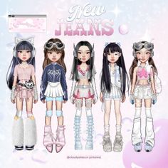 made by cloudyfleur on everskies! do not repost <3  #kpop #everskies #everskiesfashion #newjeans #minji #hyein #danielle #haerin #hanni #kpopoutfits #girlgroup 5 members kpop stage outfits everskies set girl group female virtual fashion korean fashion kpop inspired outfits performance outfits Newjeans Stage Outfit, Kpop Girl Outfits, Kpop Everskies, Kpop Inspired Outfits, Kpop Stage Outfits, Anime Cartoon Characters, Minji Hyein, Korean Fashion Kpop Inspired Outfits, Danielle Haerin