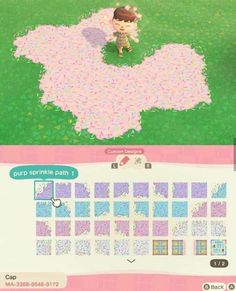 an animal crossing game is shown in two different screens