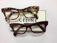 Rayban Glasses Woman, Celine Eyeglasses, Celine Eyewear, Glasses Woman, Summer Glasses, Four Eyes, Cute Frames, Fashion Eye Glasses