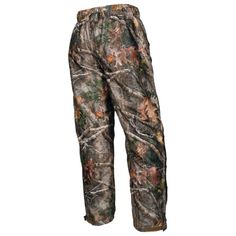 No frills, no apologies. Ridge Hunter Essentials Camo Pants for Men bring proven water resistant hunting pants with warmth to match. Ideal for mid- to late-season hunts, Ridge Hunter Essentials Camo Pants sport 130-gram Thermolite\u00ae Insulation for warmth without the weight and bulk of ordinary hunting pants. 2 fleece-lined handwarmer pockets keep your digits toasty, and an elastic waist with wide belt loops provides custom comfort and long-lasting durability. Machine wash. Imported. \u000a \ Camouflage Cargo Pants For Outdoor Activities, Camouflage Pants For Outdoor Fall Use, Brown Cargo Pants For Outdoor Activities, Brown Winter Outdoor Bottoms, No Apologies, Hunting Pants, How To Apologize, Camo Pants, Pants For Men