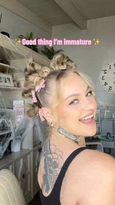 Megan Renee | Chunky Dutch braids into low space buns ✨ CHEFS KISS 💋 #hairstyle #cutehairstyles #dutchbraids #braids #braidhairstyles #pinkhair... | Instagram Low Space Buns, Dutch Braids, Chefs Kiss, Space Buns, Dutch Braid, Pink Hair, Summer Hairstyles, Buns, Hair Goals