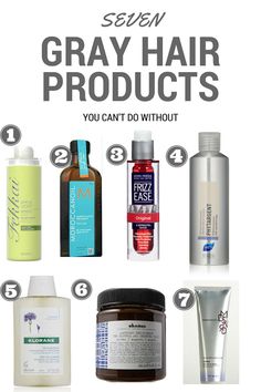 SEVEN GRAY HAIR PRODUCTS YOU CAN'T DO WITHOUT (1) Gray Hair Products, White Afro, Grey Hair Care, Grey Hair Looks, Shampoo For Gray Hair, Ombre Bob, Going Grey, Hair Roots, Natural Gray Hair