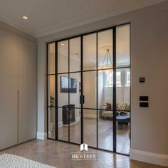 Photo Gallery | Internal Glass & Steel Room Partitions Steel French Doors, Big Windows, Much Needed, Lever Handle