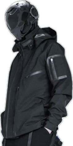 Tactical Jacket with Hood Techwear Jacket, Techwear Outfits, Tactical Jacket, Technical Clothing, Futuristic Style, Jacket With Hood, Futuristic Design, Comfortable Outfits, Cyberpunk