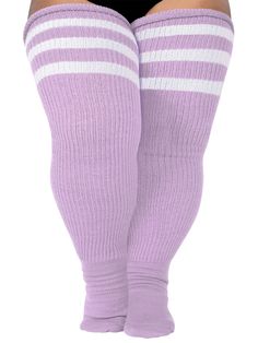 PRICES MAY VARY. Designed for European Plus Sizes: Say goodbye to Asian sizes thigh highs, our thigh high socks plus size are everything you and those beautiful legs ever needed! Heel to Top Length is about 35'', and the stretched length is up to amazing 42'', The width is about 7", and the stretched width is up to amazing 39". Recommended: Designed for upper thighs that measure 25 inches or larger, if not I think these plus size thigh high socks will be too big for you. Coming with Adjustable T Thigh Belts, Plus Size Thigh High Socks, Thigh High Socks Plus Size, Plus Size Thigh High, Plus Size Thigh, Thigh Belt, Thigh High Sock, Slouch Socks, Leg Warmer