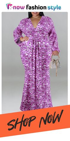 knowfashionstyle Purple Casual Print Patchwork V Neck Long Sleeve Plus Size Dresses African Traditional Wedding Dress, African Attire Dresses, Long African Dresses, Purple And Gold Dress, Hot Jumpsuits, Red Dress Short, Traditional Wedding Dresses, Holiday Wear, African Dresses