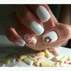 Ice Cream Nails, Cream Nails, Best Nail Art Designs, Super Nails, Nail Swag, Ideas Nails, Trendy Nail Design, Unique Nails