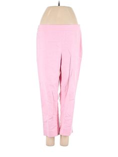 Talbots Casual Pants Size: 2 Pink Bottoms - used. 97% COTTON, 3% SPANDEX, Capri, Mid/Reg Rise | Talbots Casual Pants - Mid/Reg Rise: Pink Bottoms - Size 2 Petite Casual Pink Capris, Pink Bottom, Size 2, Casual Pants, Womens Bottoms, Spandex, Women Handbags, Pants, Pink