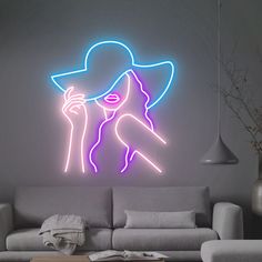 Size: 9 options Color: 18 color options  6ft power cord with converter for many outlet types (12v battery option available) Material: LED Silica gel tubes. Lifetime: 5 to 10 years 1-year warranty Package includes sign and backing frame Transparent wires Dimmable lighting options Weight: 2.50(LB) Neon Cowgirl Bedroom, Neon Cowgirl Hat Sign, Woman Neon Sign, Western Neon Signs, Long Live Cowgirls Neon Sign, Cheap Neon Signs, Vintage Marquee Sign, Vintage Wedding Signs, Youre Like Really Pretty