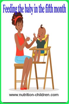 a woman feeding her baby in a high chair