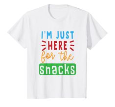 PRICES MAY VARY. Finding a nice top for your kid? This I'm Just Here For The Snacks tee is perfect for babies! It's not too expensive, but surely an impressive outfit to make the baby boy/ baby girl the most adorable! Outfit For Boy, Gift For Daughter, Girl Top, Baby Cloth, Toddler Apparel, Birthday Gift For Kid, Thanksgiving Gift, Christmas Present, Xmas Gift, Gift For Niece, Nephew, Granddaughter Gift, Grandson Top, Snack Lover Gift Lightweight, Classic fit, Double-needle sleeve and bottom hem Here For The Snacks, Boy Toddler, Granddaughter Gift, Thanksgiving Gift, Birthday Gifts For Kids, Boy Baby, Thanksgiving Gifts, Girl Top, Gift Christmas