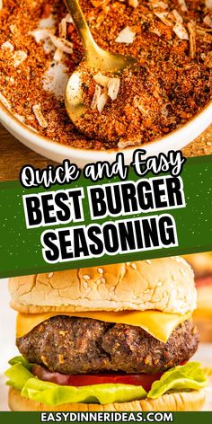 the best burger seasoning recipe is here