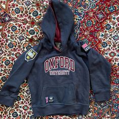 New Oxford University Hoodie University Hoodie Outfit, Winter School Blue Hoodie, Blue Hooded Hoodie For School, Blue Hooded Sweatshirt For School, Oxford University Hoodie, University Merch, University Hoodies, College Merch, University Hoodie