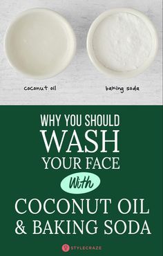 Coconut Oil And Baking Soda, Baking With Coconut Oil, Coconut Baking, Baking Soda Face, Baking Soda Benefits, Skin Care Routine For 20s, Proper Skin Care, Baking Soda Uses, Baking Soda Shampoo