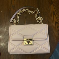 Michael Kors Serena Quilted Medium Flap Shoulder Bag In Blush Pink. Never Worn, With Tags. Small Demt On Backside From Storage Michael Kors Blush Bag With Detachable Strap, Michael Kors Blush Crossbody Bag, Michael Kors Pink Shoulder Bag With Detachable Handle, Michael Kors Luxury Shoulder Bag In Blush, Pink Michael Kors Shoulder Bag With Detachable Handle, Michael Kors Blush Shoulder Bag With Gold-tone Hardware, Michael Kors Luxury Blush Shoulder Bag, Luxury Michael Kors Blush Shoulder Bag, Blush Shoulder Bag With Gold-tone Hardware