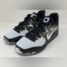 Nike Kd15 Ep Refuge Black Royal Tint Sneakers Dc1975-101 Men Size 8 Brand New- No Box Comes From Pet And Smoke Free Home Pink Soccer Cleats, Vapormax Plus Black, Lebron Soldier 11, Nike 270, Nike Golf Shoes, Nike Air Flight, Black Shoes Men, Cleats Shoes, White Shoes Sneakers