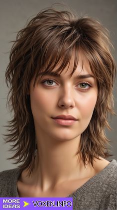 Medium Shag Hairstyles, Curly And Straight Hair, Shortish Hair, Medium Shaggy Hairstyles, Medium Shag, Medium Shag Haircuts, Haircuts For Medium Length Hair, Short Hair Images