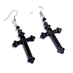 Unleash your inner warrior with our Knights Templar Commandery Earrings! Featuring a sleek black cross pendant, these earrings are the perfect accessory for any knight in training. Show off your loyalty and strength with this bold piece.We ship worldwide to 185 countries! Please allow 1-2 business weeks for your order to arrive. Pinterest Wardrobe, Inner Warrior, Black Cross, Cross Earrings, Knights, Cross Pendant, Outfit Ideas, Sleek, Collage