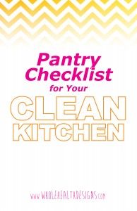 the clean kitchen cookbook is shown with pink and yellow chevrons on it