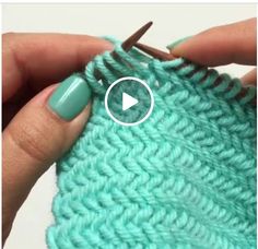 the video shows how to crochet