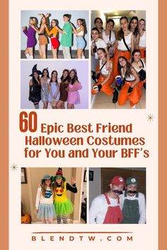 the best halloween costumes for kids and your bff's are on this page