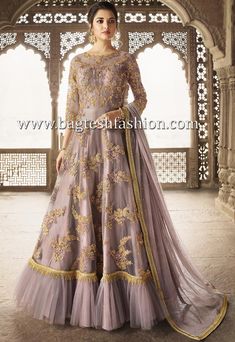 Buy Anarkali Dresses, Tops & Suits Online Georgeous Net Light Purple Anarkali Suit #anarkali #anarkalisuits #salwarkameez #suits #designerwear #outfits #ethnic #traditional #Designer #girls #Indian #wedding #dresses #weddingday #weddinginspiration #weddingmakeup #embroidery #gown #womens #model #bridetobe #bridesmaids #teenmodel Net Anarkali, Anarkali Salwar, Anarkali Gown, Indian Clothing