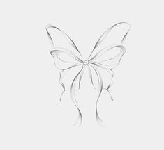 a drawing of a butterfly on a white background