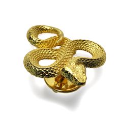 PRICES MAY VARY. In Eastern culture, snakes symbolize longevity, health and good luck. Wearing this animal pin will not only add charm to your look, but also bring good luck and good fortune. This gold brooch is made of copper metal. The snake scale pattern protruding from the surface of the brooch not only enhances the overall texture, but also makes the brooch look more unique and premium. This exquisite small brooch can be used in many occasions. In business meetings, dinners, weddings and ot Snake Scale Pattern, Snake Brooch, Eastern Culture, Men Backpack, Backpack Pins, Scale Pattern, Vintage Backpacks, Gold Brooch, Hat Pin